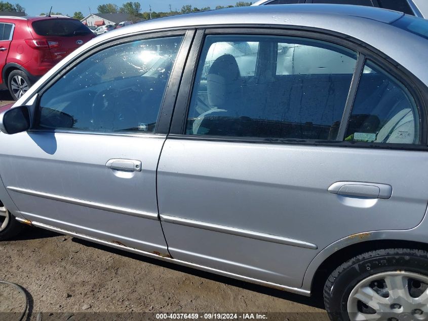 2003 Honda Civic Ex VIN: 1HGES26723L020108 Lot: 40376459