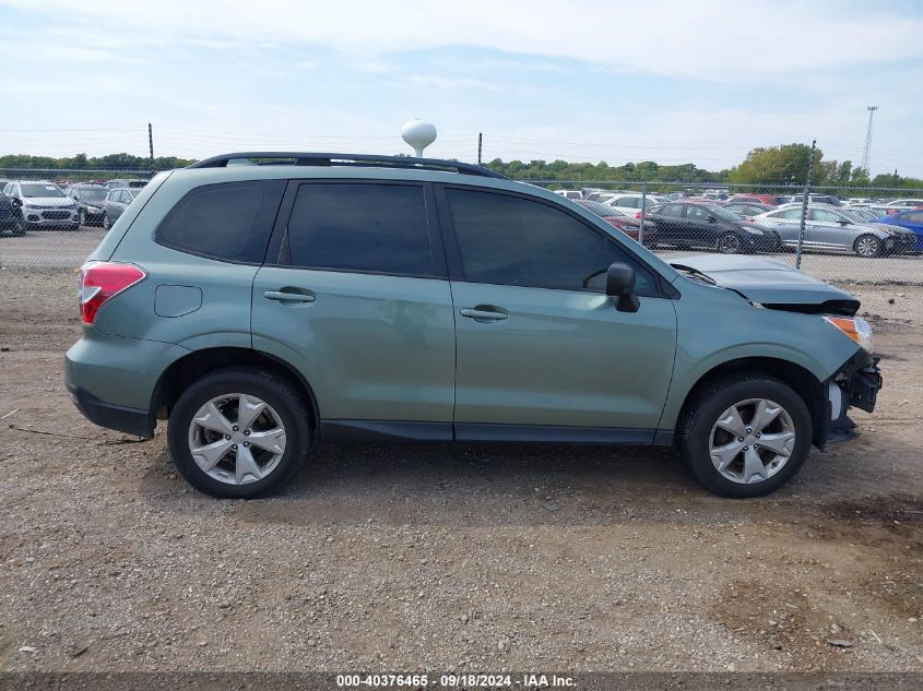 2016 Subaru Forester 2.5I VIN: JF2SJABC7GH541997 Lot: 40376465