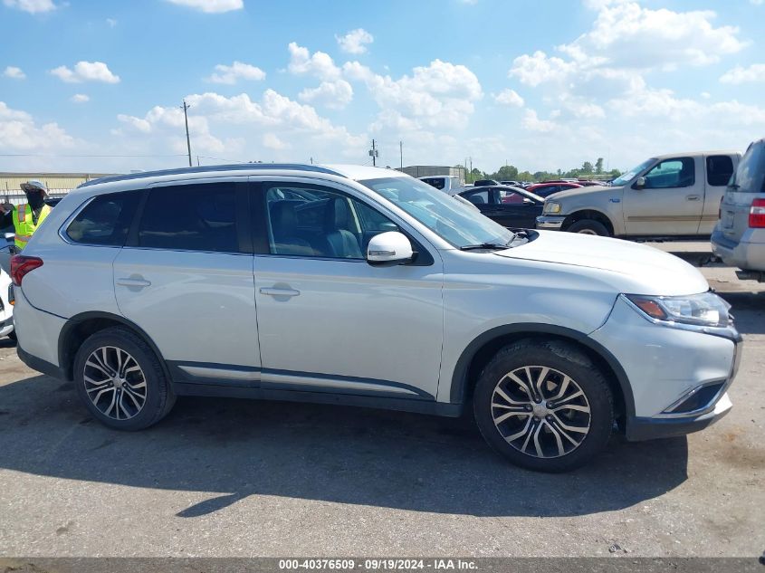 2018 Mitsubishi Outlander Sel VIN: JA4AD3A37JZ009529 Lot: 40376509