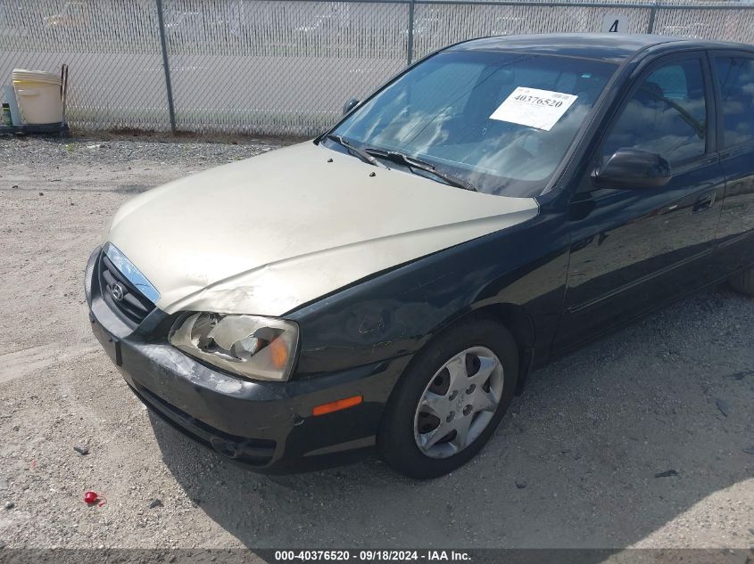 2005 Hyundai Elantra Gls/Gt VIN: KMHDN46D05U180533 Lot: 40376520