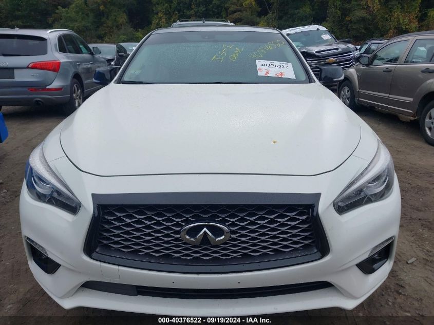 2019 Infiniti Q50 3.0T Luxe VIN: JN1EV7AR1KM553901 Lot: 40376522