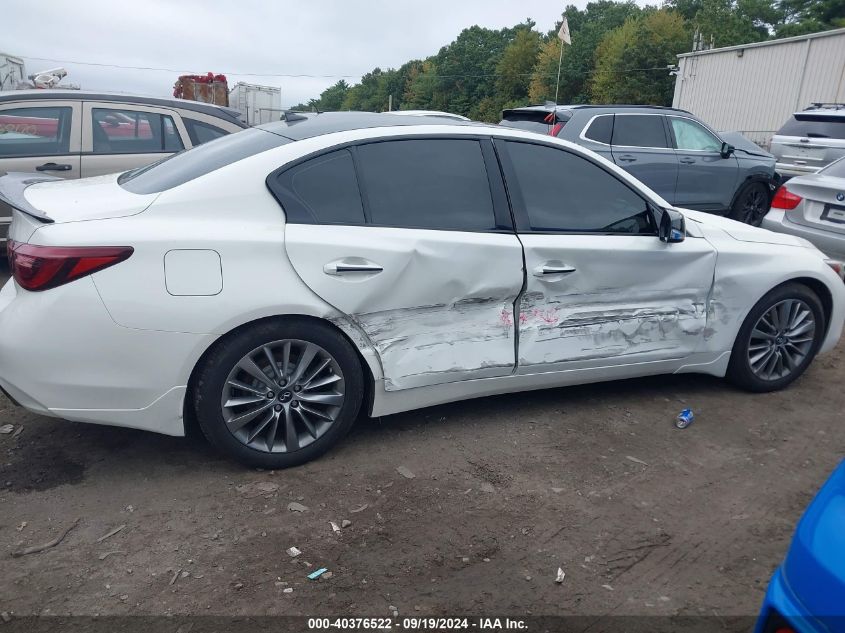 2019 Infiniti Q50 3.0T Luxe VIN: JN1EV7AR1KM553901 Lot: 40376522