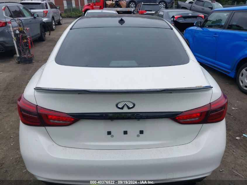 2019 Infiniti Q50 3.0T Luxe VIN: JN1EV7AR1KM553901 Lot: 40376522