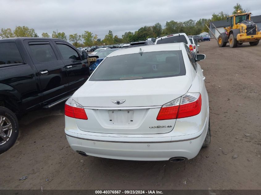 KMHGC4DF6BU125376 2011 Hyundai Genesis 4.6