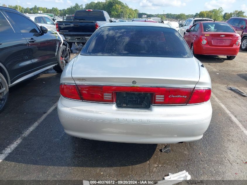 2004 Buick Century VIN: 2G4WS52J541203799 Lot: 40376572