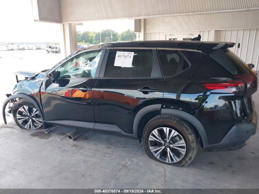 2022 Nissan Rogue Sv Fwd VIN: 5N1BT3BA0NC681902 Lot: 40376574