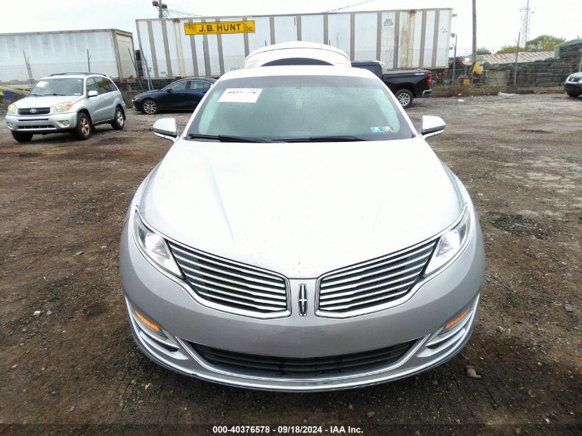 2014 Lincoln Mkz VIN: 3LN6L2GK5ER809131 Lot: 40376578