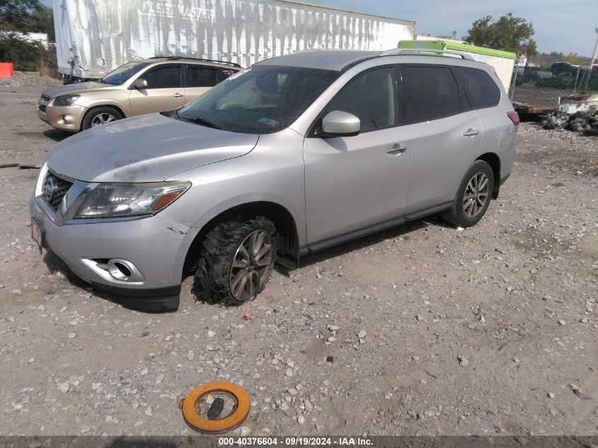 2015 Nissan Pathfinder S VIN: 5N1AR2MM4FC696707 Lot: 40376604