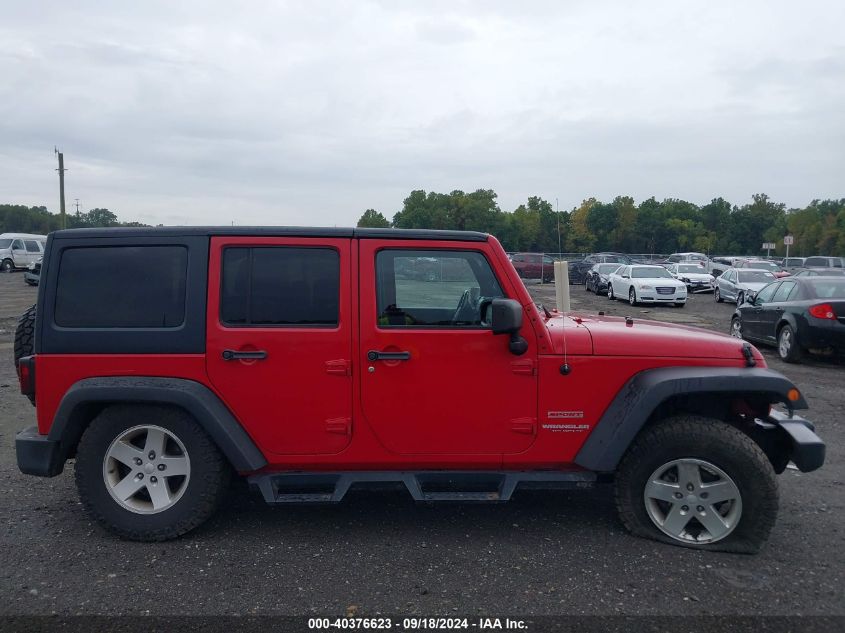 2011 Jeep Wrangler Unlimited Sport VIN: 1J4HA3H11BL506138 Lot: 40376623