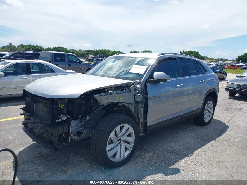 2021 Volkswagen Atlas Cross Sport 3.6L V6 Se W/Technology VIN: 1V2HE2CA8MC217092 Lot: 40376629