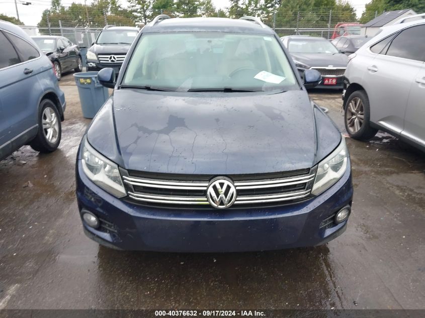 2014 Volkswagen Tiguan Se VIN: WVGAV3AX3EW572134 Lot: 40376632