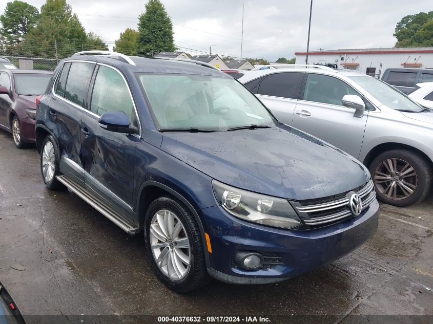 2014 VOLKSWAGEN TIGUAN SE - WVGAV3AX3EW572134