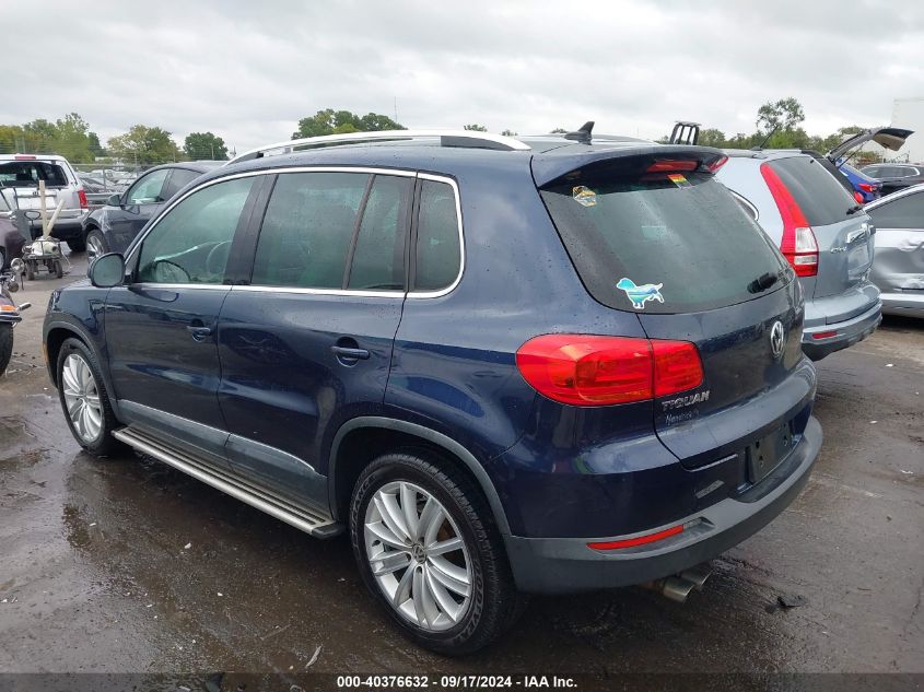 2014 VOLKSWAGEN TIGUAN SE - WVGAV3AX3EW572134