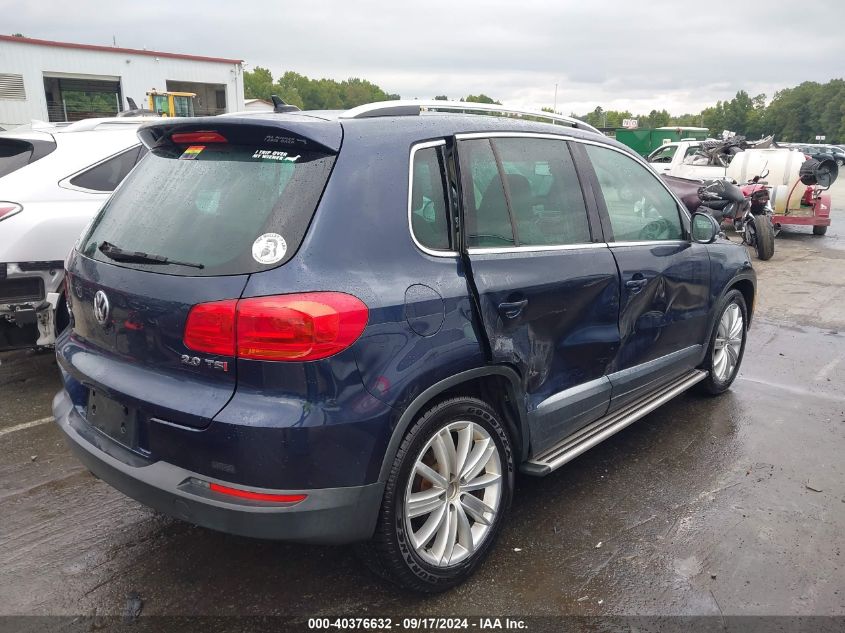 2014 VOLKSWAGEN TIGUAN SE - WVGAV3AX3EW572134