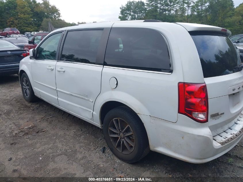 2017 Dodge Grand Caravan Sxt VIN: 2C4RDGCG2HR666551 Lot: 40376651