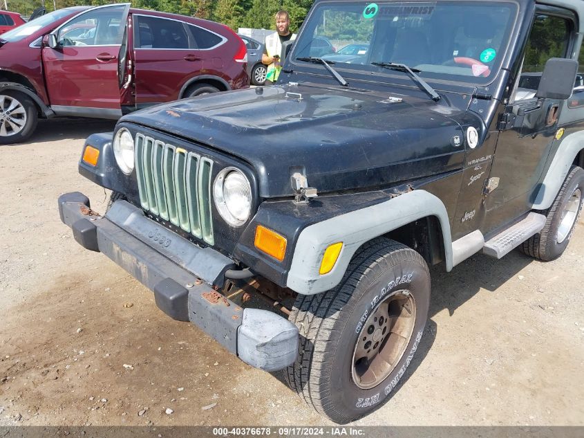 2001 Jeep Wrangler Sport VIN: 1J4FA49S71P372747 Lot: 40376678