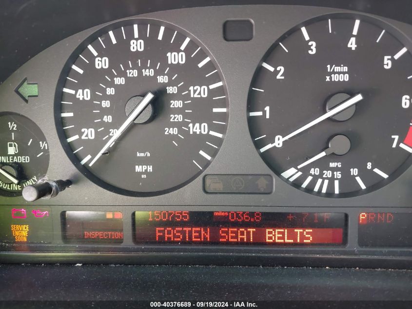 5UXFA53522LP33520 2002 BMW X5 3.0I