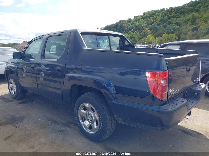 2011 HONDA RIDGELINE VIN: 5FPYK1F20BB001723