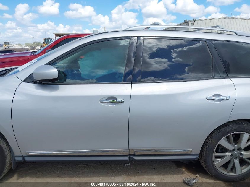 2014 Nissan Pathfinder Platinum VIN: 5N1AR2MN5EC713960 Lot: 40376805