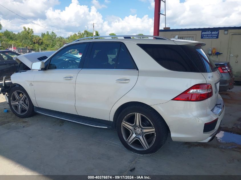 2014 Mercedes-Benz Ml 63 Amg 4Matic VIN: 4JGDA7EBXEA363159 Lot: 40376874