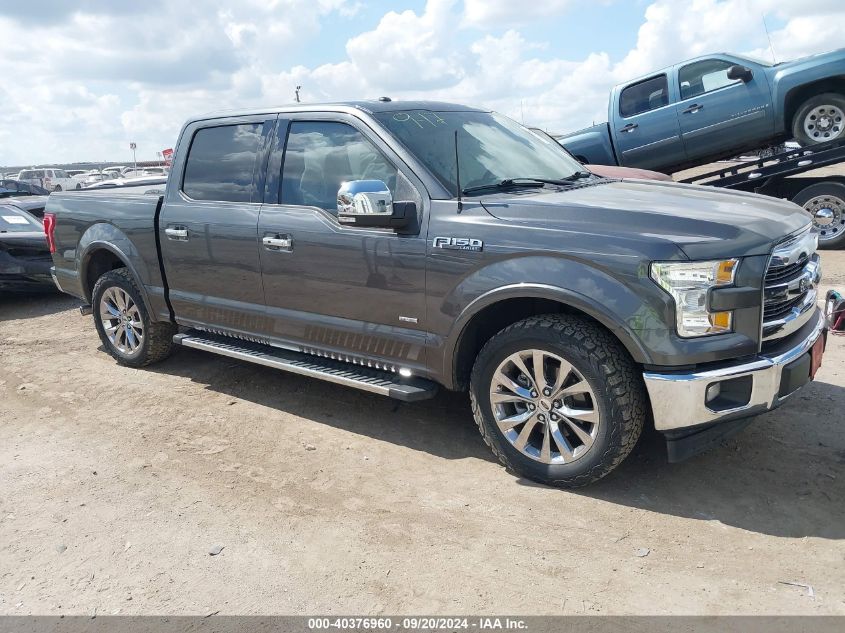 2017 Ford F-150 Lariat VIN: 1FTEW1CG2HFA45551 Lot: 40376960