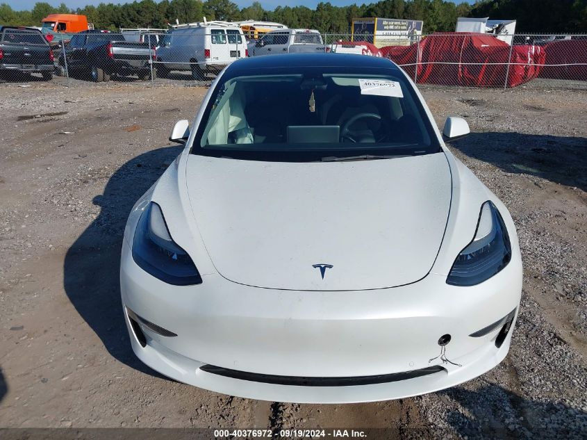 2022 Tesla Model 3 Long Range Dual Motor All-Wheel Drive VIN: 5YJ3E1EB0NF193421 Lot: 40376972