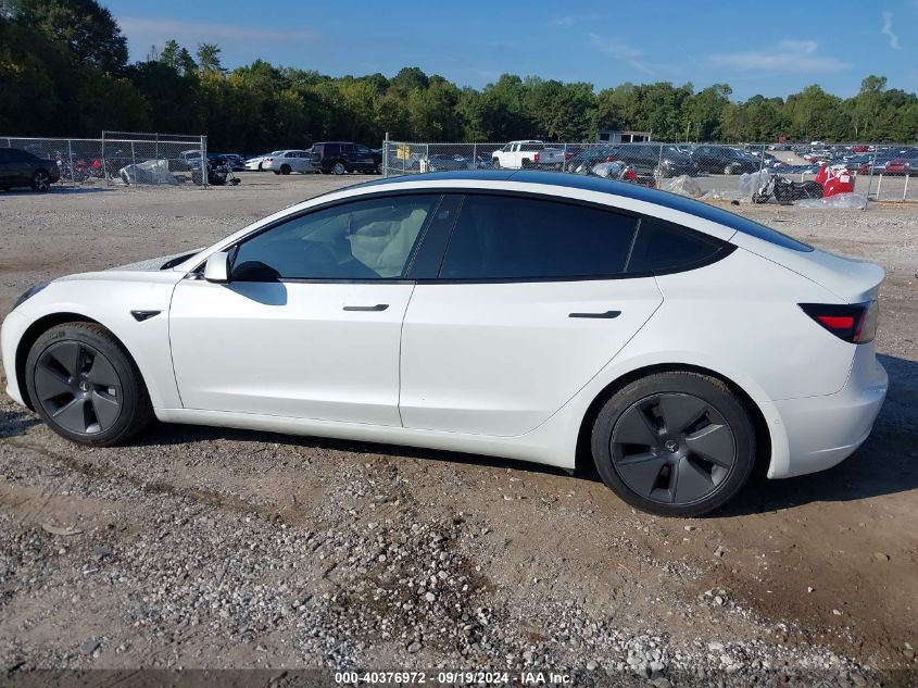 2022 Tesla Model 3 Long Range Dual Motor All-Wheel Drive VIN: 5YJ3E1EB0NF193421 Lot: 40376972