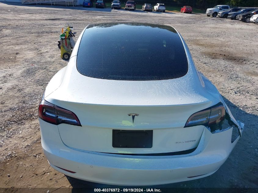 2022 Tesla Model 3 Long Range Dual Motor All-Wheel Drive VIN: 5YJ3E1EB0NF193421 Lot: 40376972