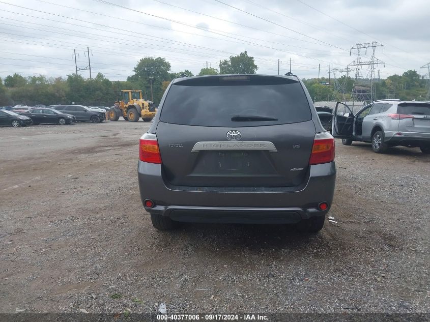 2008 Toyota Highlander VIN: JTEES41A882098902 Lot: 40377006