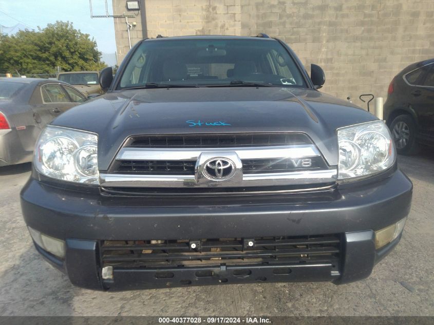 2005 Toyota 4Runner Sr5 V8 VIN: JTEBT14R958022758 Lot: 40377028