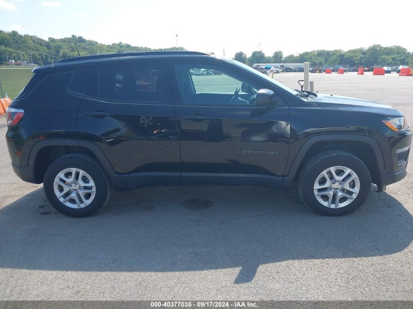 2018 Jeep Compass Sport 4X4 VIN: 3C4NJDAB0JT281389 Lot: 40377035