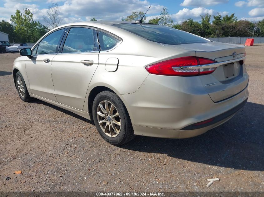 2017 FORD FUSION S - 3FA6P0G71HR228809