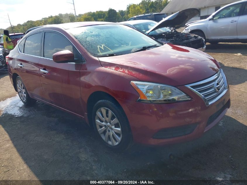 2015 Nissan Sentra Sv VIN: 3N1AB7APXFL694147 Lot: 40377064