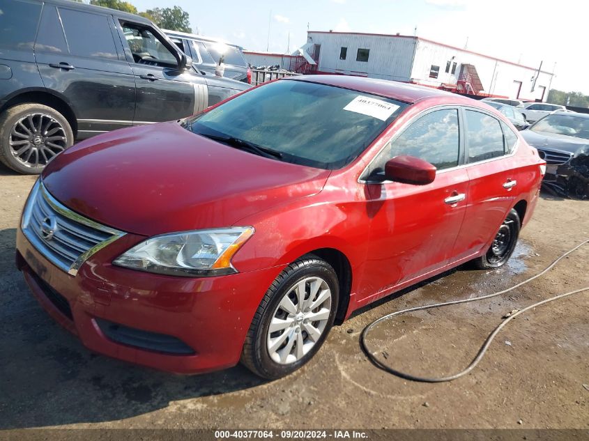 2015 Nissan Sentra Sv VIN: 3N1AB7APXFL694147 Lot: 40377064