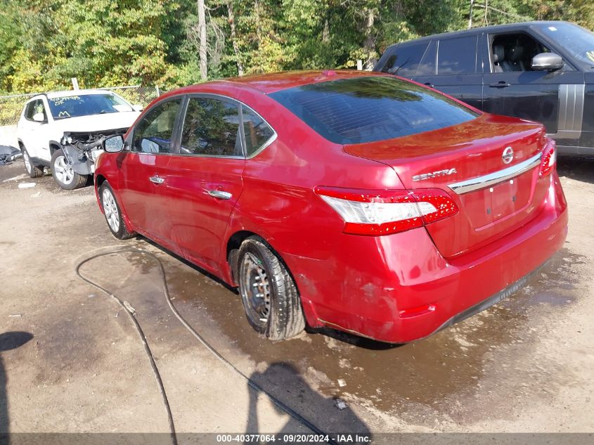 2015 Nissan Sentra Sv VIN: 3N1AB7APXFL694147 Lot: 40377064