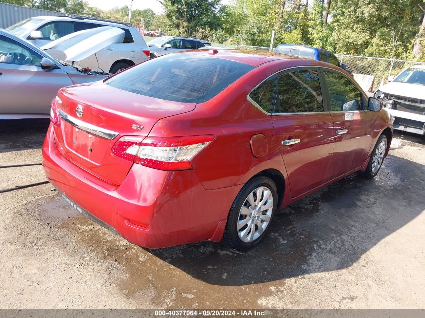 2015 Nissan Sentra Sv VIN: 3N1AB7APXFL694147 Lot: 40377064