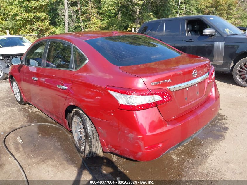 2015 Nissan Sentra Sv VIN: 3N1AB7APXFL694147 Lot: 40377064