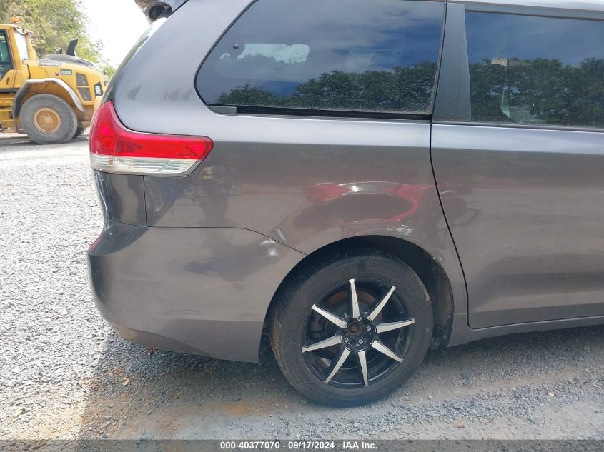 2012 Toyota Sienna Le 7 Passenger VIN: 5TDJK3DC8CS039991 Lot: 40377070