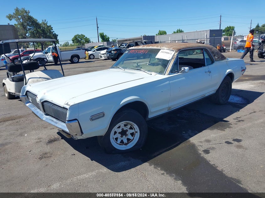 1968 Mercury Cougar blue null null 8R93J506347 photo #3