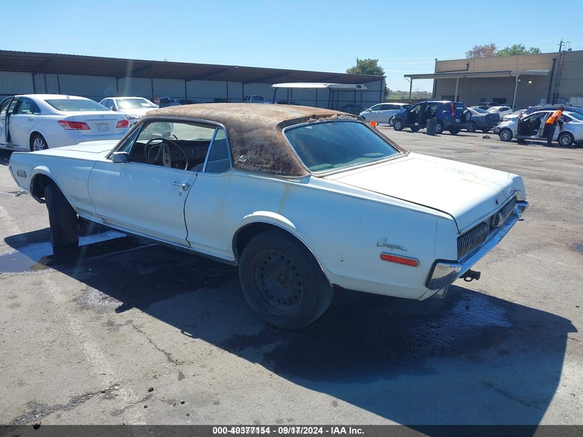 1968 Mercury Cougar blue null null 8R93J506347 photo #4