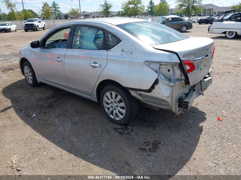 VIN 3N1AB7APXFY338249 2015 Nissan Sentra, S no.3