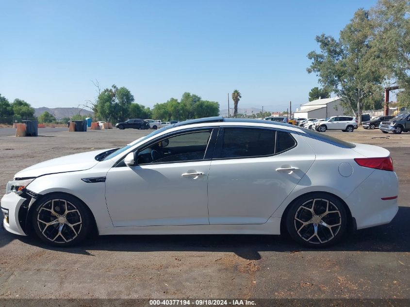 2015 Kia Optima Sx Turbo VIN: 5XXGR4A6XFG409970 Lot: 40377194