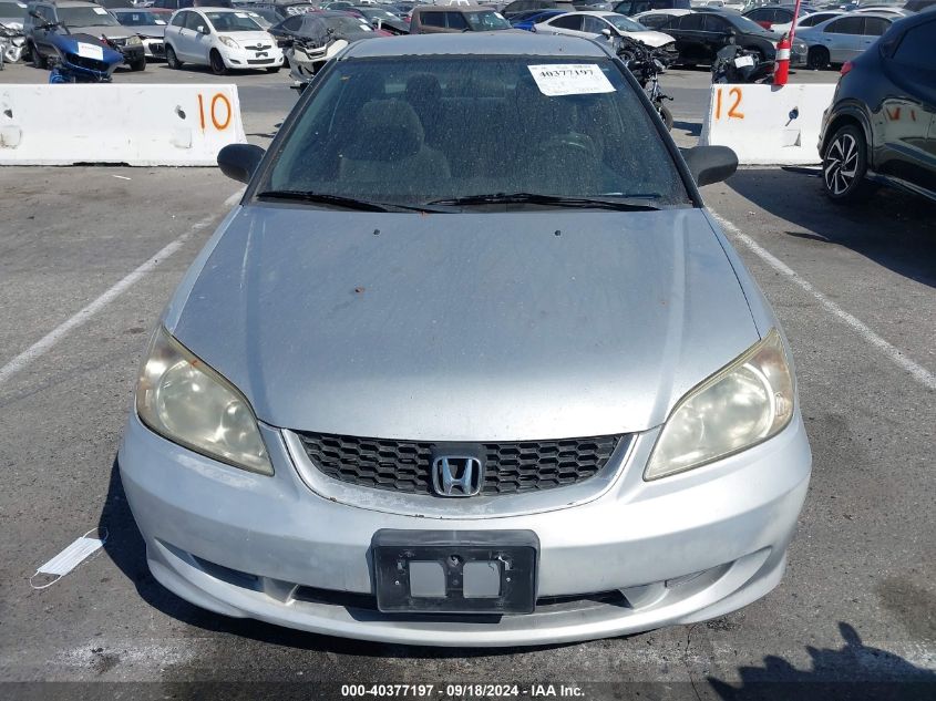 2004 Honda Civic Vp VIN: 1HGEM22144L041233 Lot: 40377197