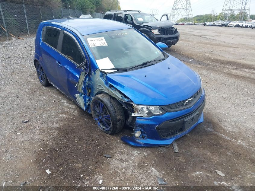 2018 Chevrolet Sonic Lt Auto VIN: 1G1JD6SG9J4110330 Lot: 40377260