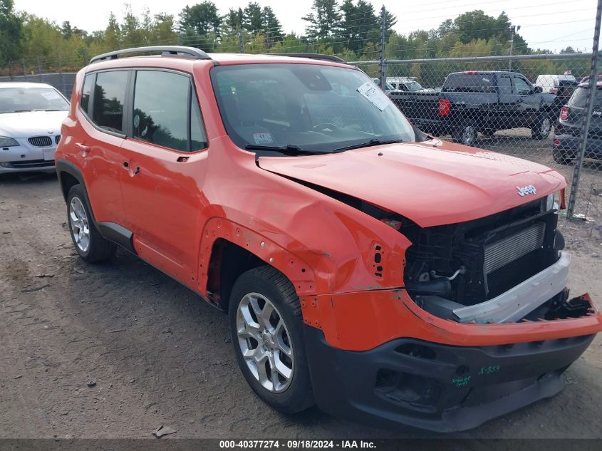 2016 Jeep Renegade Latitude VIN: ZACCJBBTXGPD05314 Lot: 40377274