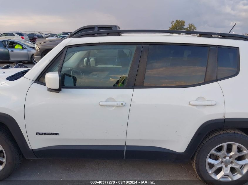 2015 Jeep Renegade Latitude VIN: ZACCJABT0FPB52514 Lot: 40377279