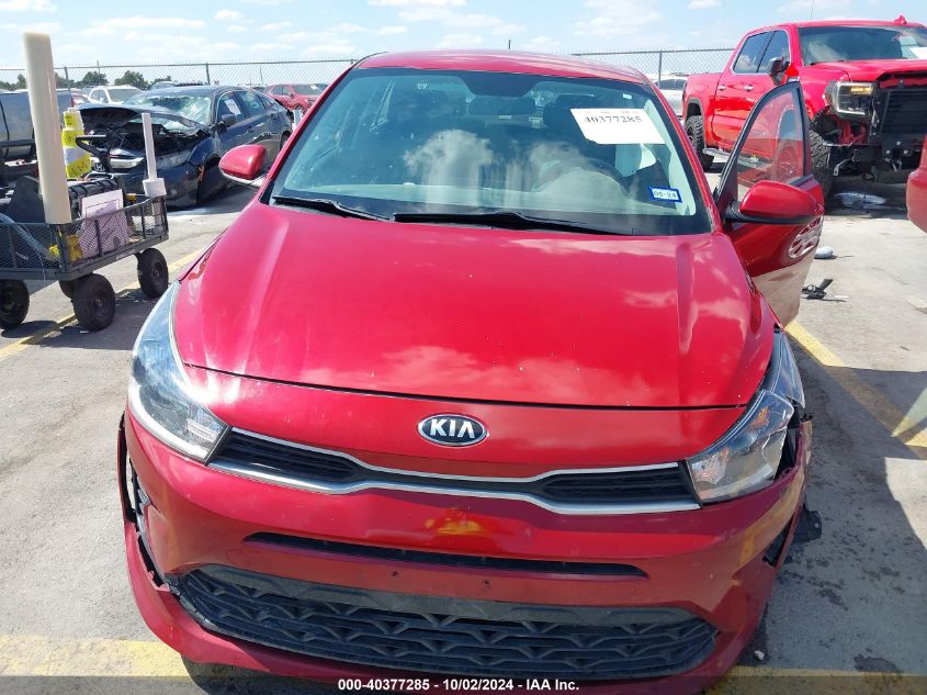 2022 Kia Rio Lx/S VIN: 3KPA24AD7NE364792 Lot: 40377285