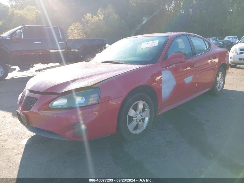 2008 Pontiac Grand Prix VIN: 2G2WP552981138086 Lot: 40377299