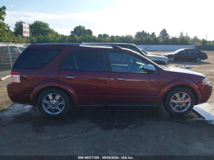 2008 Ford Taurus X Limited VIN: 1FMDK06W58GA27491 Lot: 40377305