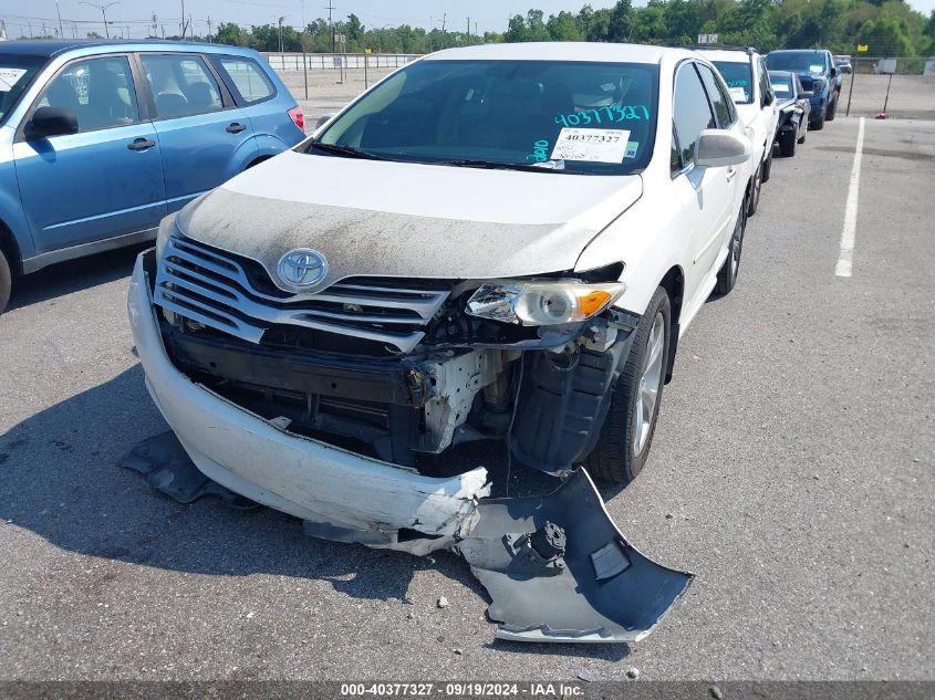 4T3ZK3BBXAU026121 2010 Toyota Venza Base V6